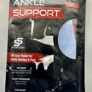 Ankle Support Sleeve - Light Blue - Unisex